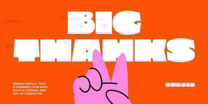 Orbold Font Poster 12