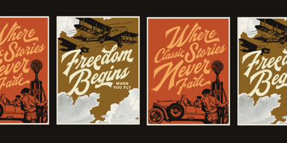 Maltone Font Poster 7