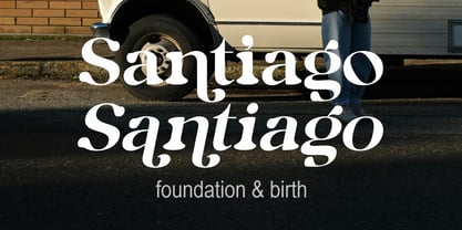 Cosmology Font Poster 3