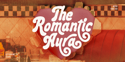 Romantic Aura Font Poster 1