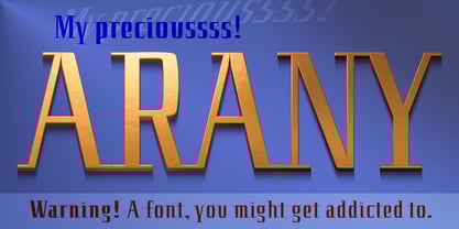 Arany Font Poster 1