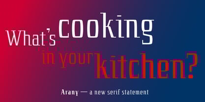 Arany Font Poster 7