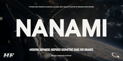 Nanami Font Poster 15