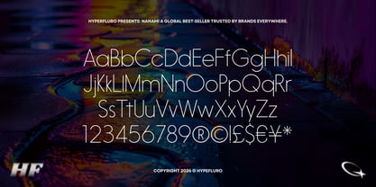 Nanami Font Poster 5