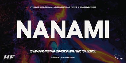 Nanami Font Poster 1