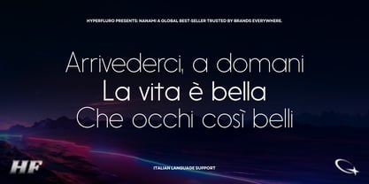 Nanami Font Poster 13