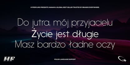 Nanami Font Poster 14