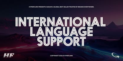 Nanami Font Poster 7