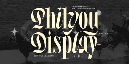 Philyou Display Font Poster 1