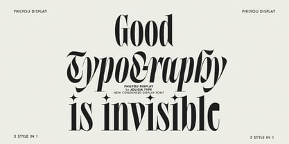 Philyou Display Font Poster 15