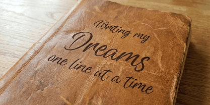 Borgers Script Font Poster 2