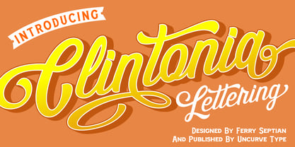 Clintonia Font Poster 1