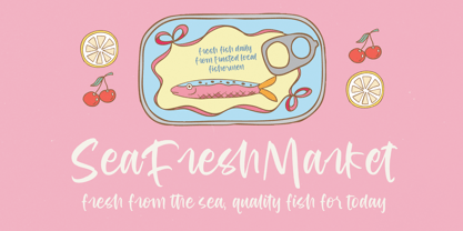 Redfish Grouper Font Poster 12