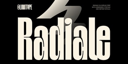 Radiale Font Poster 1