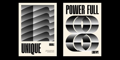 Radiale Font Poster 3