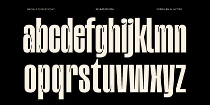 Radiale Font Poster 6