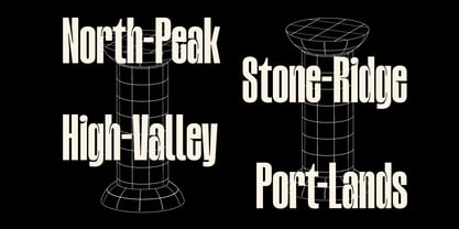 Radiale Font Poster 9