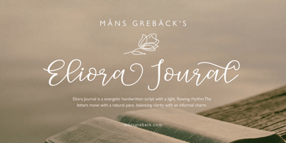 Eliora Journal Font Poster 1