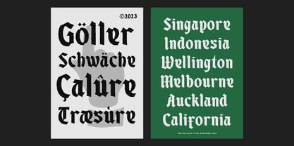 Bullova Font Poster 9