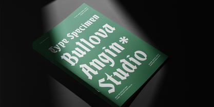 Bullova Font Poster 2