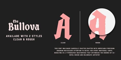 Bullova Font Poster 3