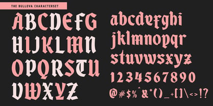 Bullova Font Poster 6