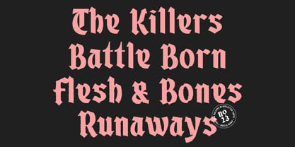 Bullova Font Poster 4
