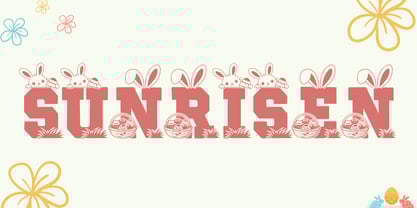 Blockton Easter Font Poster 2