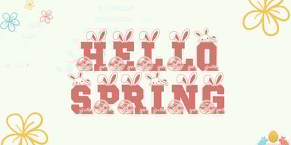 Blockton Easter Font Poster 8