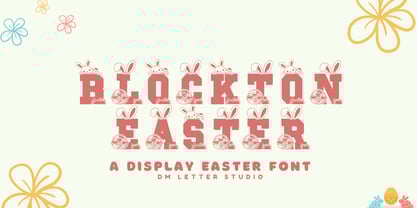 Blockton Easter Font Poster 1