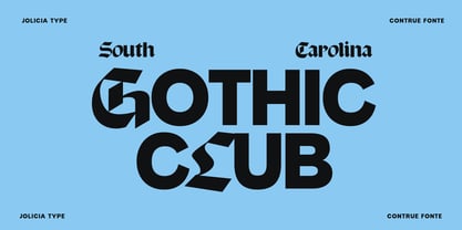 Contrue Fonte Font Poster 4