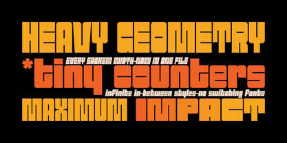 Sackem VF PB Font Poster 5