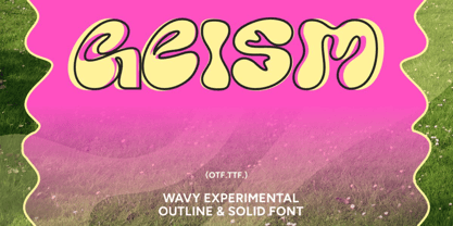 Geism Font Poster 1