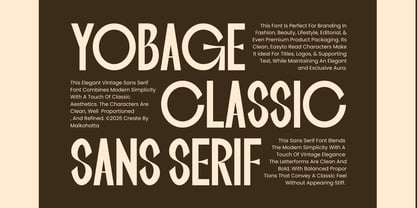 Yobage Font Poster 5