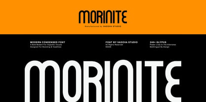 Morinite Font Poster 1