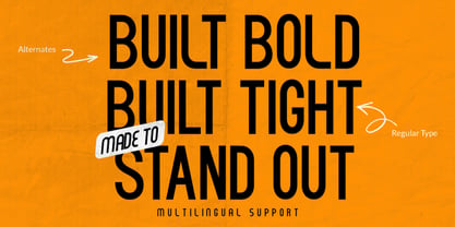 Morinite Font Poster 4