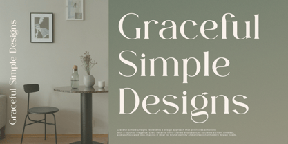 Becaose Font Poster 4