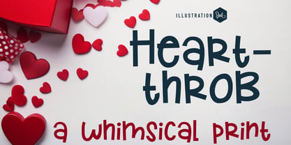 PN Heart Throb Font Poster 2