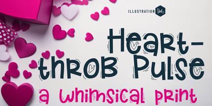 PN Heart Throb Font Poster 1