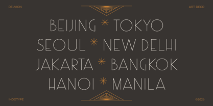 IT Delvion Font Poster 3