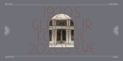 IT Delvion Font Poster 2