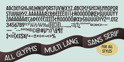 SFC Primorsa Sans Font Poster 4