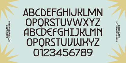 SFC Primorsa Sans Font Poster 3