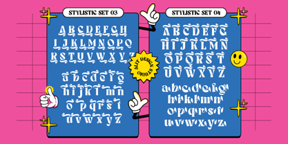 Blode starkly Font Poster 8