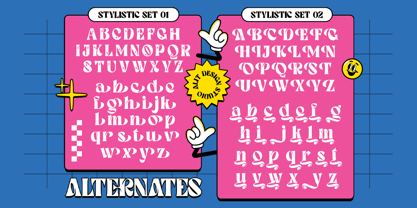 Blode starkly Font Poster 7