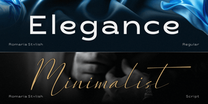 Romaria Stylish Font Poster 4