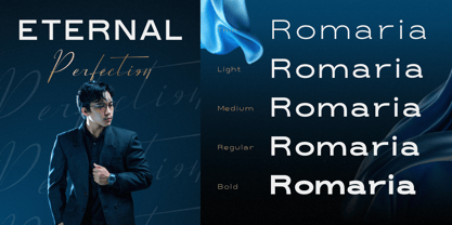 Romaria Stylish Font Poster 6