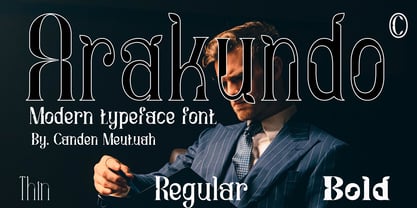 Arakundo Font Poster 1