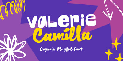 Valerie Camilla Font Poster 1