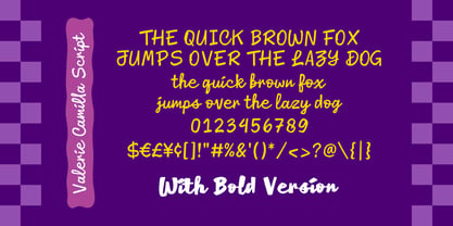 Valerie Camilla Font Poster 6